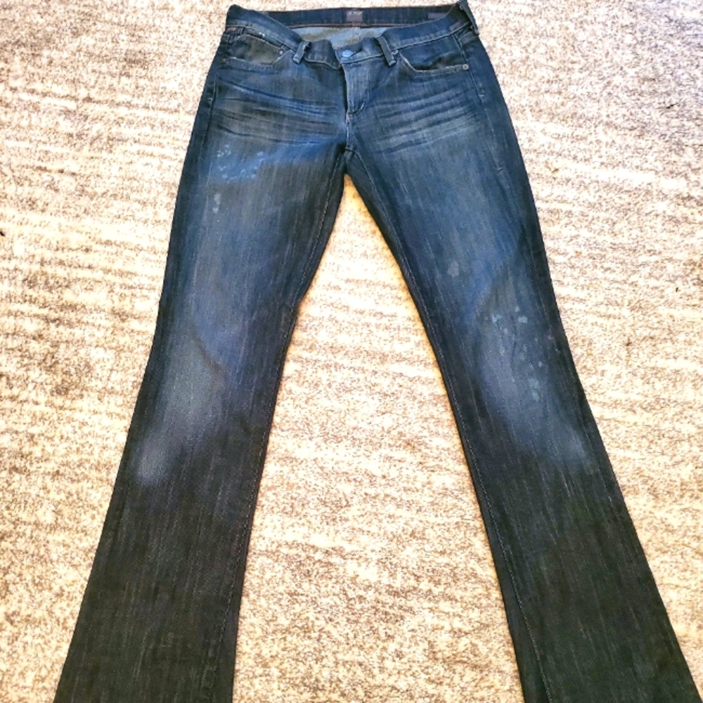 Citizens of Humanity Distressed Slim Boot Cut Jean
